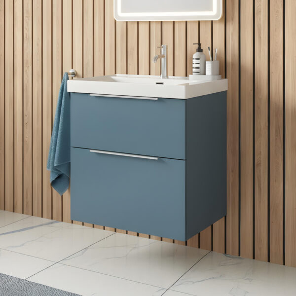 Adare Blue wall hung vanity unit | Bathroom Furniture | Atti bathrooms | Ireland