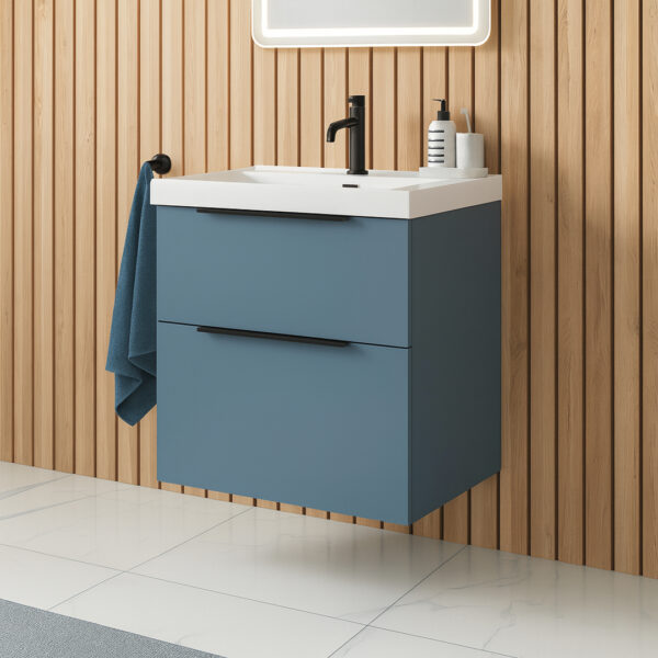 Adare Blue wall hung vanity unit | Bathroom Furniture | Atti bathrooms | Ireland