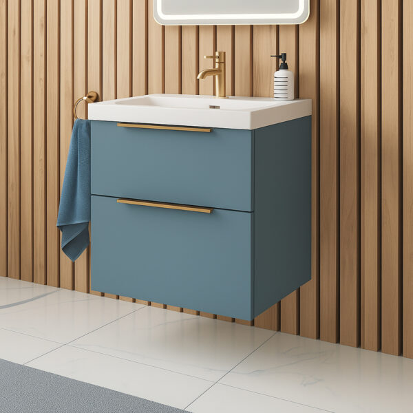 Adare Blue wall hung vanity unit | Bathroom Furniture | Atti bathrooms | Ireland