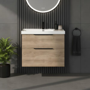 Adare oak wall hung vanity unit | Bathroom Furniture | Atti bathrooms | Ireland