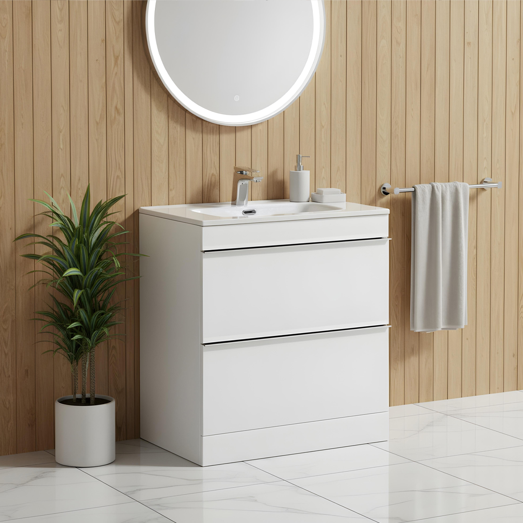 Castello white Floorstanding vanity unit | Bathroom Furniture | Atti bathrooms | Ireland