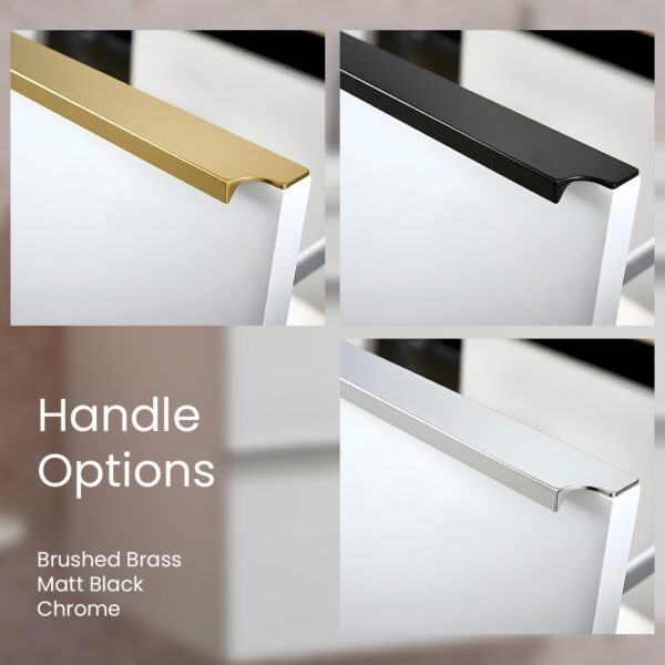 Castello vanity unit handles | Bathroom Furniture | Atti bathrooms | Ireland