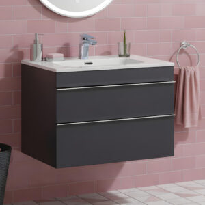 Castello grey wall hung vanity unit | Bathroom Furniture | Atti bathrooms | Ireland