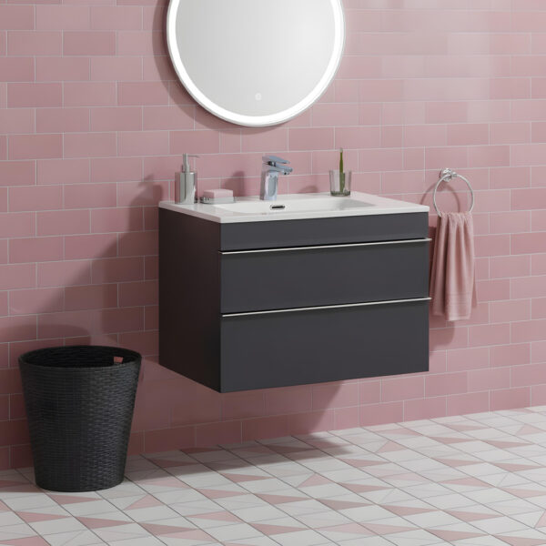 Castello grey wall hung vanity unit | Bathroom Furniture | Atti bathrooms | Ireland