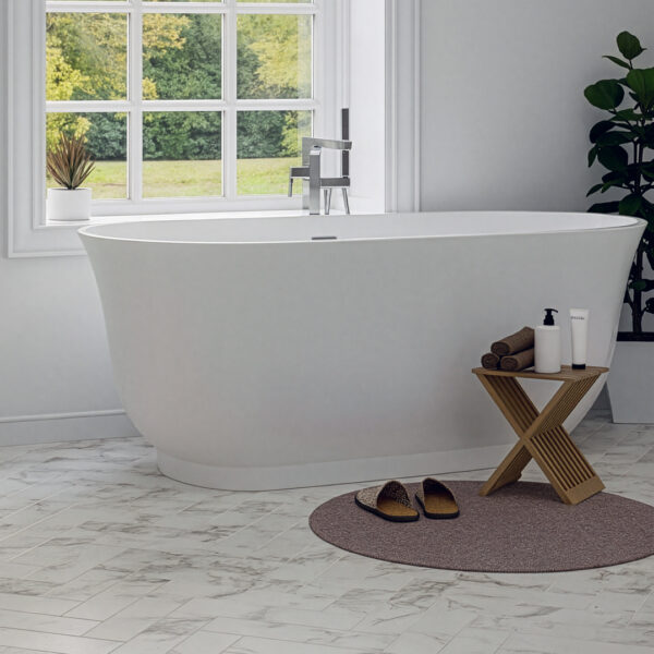 Clodagh white freestanding Bath | Atti Bathrooms | Ireland