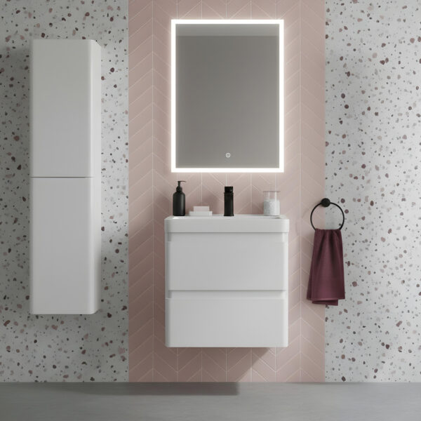 Grosvenor white wall hung vanity unit | Bathroom Furniture | Atti bathrooms | Ireland