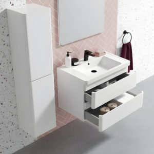 Grosvenor white wall hung vanity unit | Bathroom Furniture | Atti bathrooms | Ireland