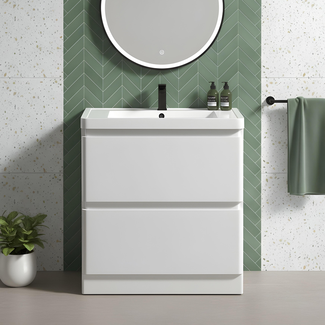 Grosvenor white Floorstanding vanity unit | Bathroom Furniture | Atti bathrooms | Ireland