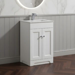 Hyde white Floorstanding vanity unit | Bathroom Furniture | Atti bathrooms | Ireland