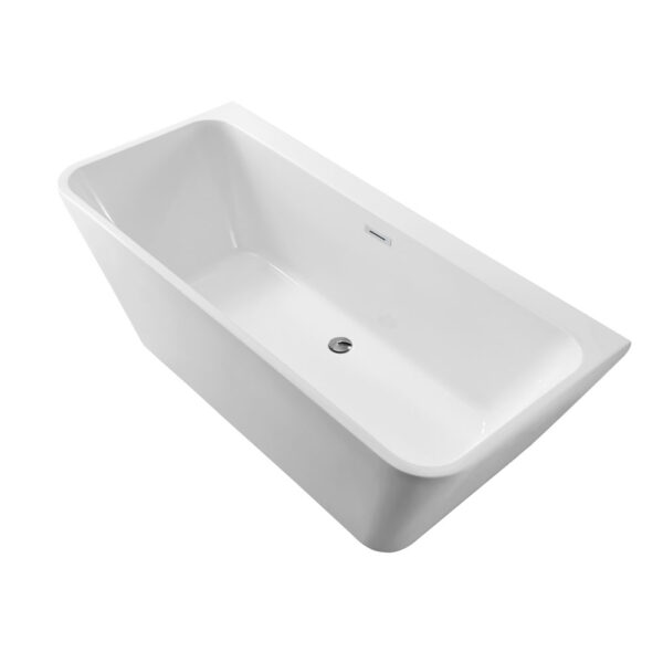 WHITE FREESTANDING BATH