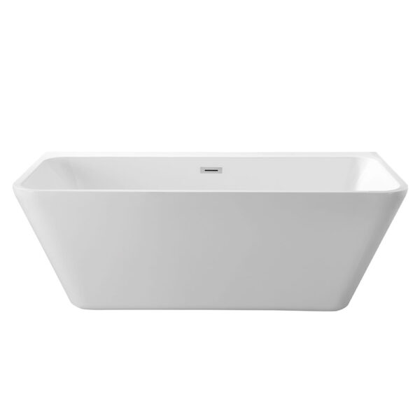 WHITE FREESTANDING BATH