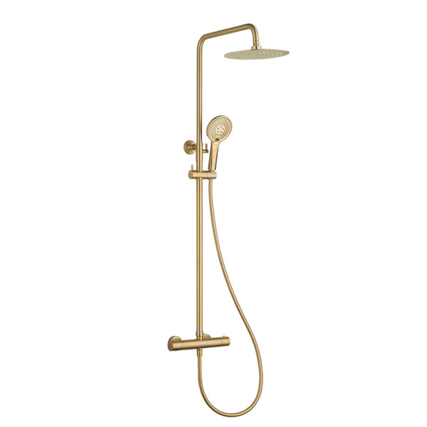 Aura Round Exposed Shower Kit