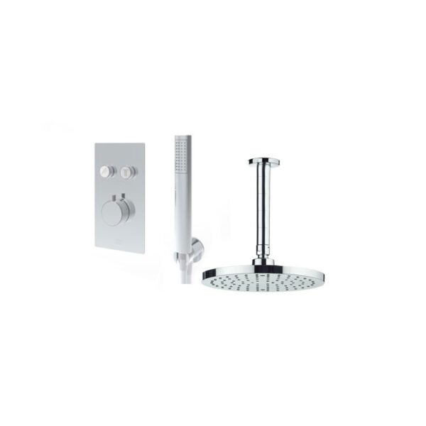 atti bathrooms showers | showers ireland | exposed showers | Atti Aversa Concealed Shower Kit