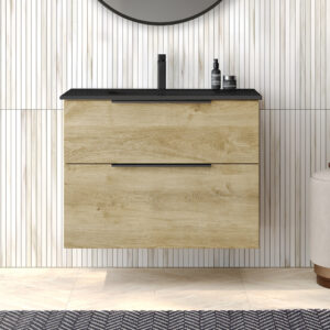Adare oak wall hung vanity unit | Bathroom Furniture | Atti bathrooms | Ireland