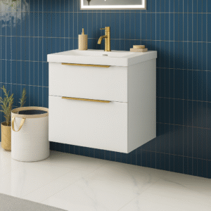 Adare white wall hung vanity unit | Bathroom Furniture | Atti bathrooms | Ireland
