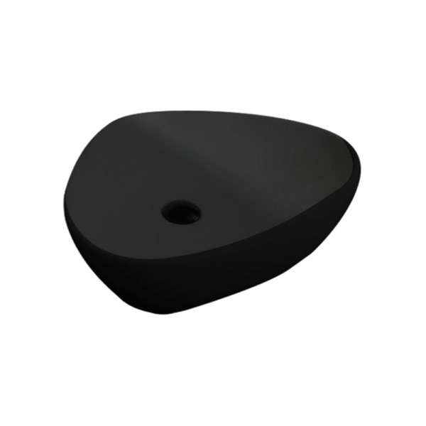 Atti Bathrooms Benone Black Countertop Basin