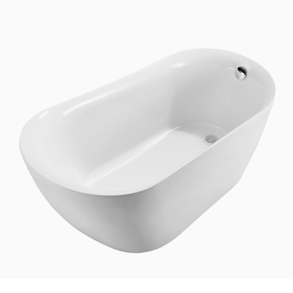 WHITE FREESTANDING BATH