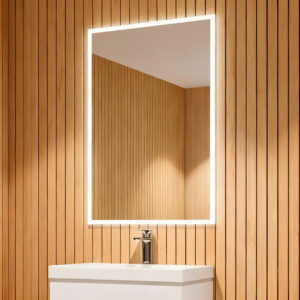 Doon rectangular LED Mirror | Atti Bathrooms | Ireland