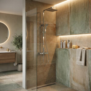 atti bathrooms showers | showers ireland | exposed showers | Atti exposed Shower Kit