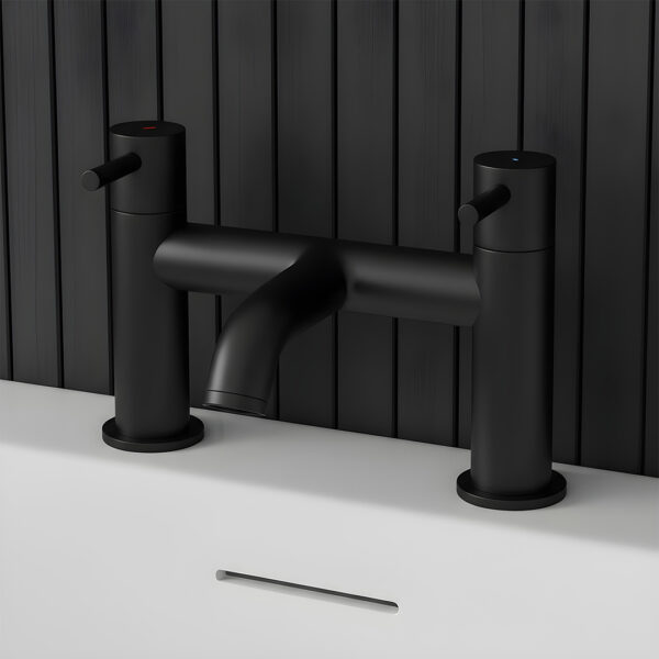 Hydro matt black bath filler | Atti Bathrooms | Ireland