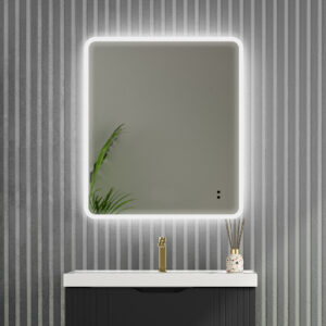 Mian rounded edge led mirror | Atti Bathrooms | Ireland
