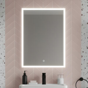 Oonsy rectangular LED Mirror With Bluetooth Speaker | Atti Bathrooms | Ireland