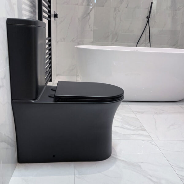 atti bathrooms toilets | toilets ireland | series 300 matt black toilet