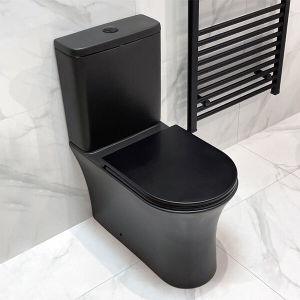 atti bathrooms toilets | toilets ireland | series 300 matt black toilet