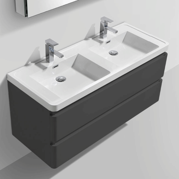 Atti Bathrooms Grosvenor 1200mm White Wall Hung Unit With Basin