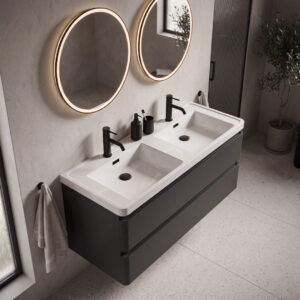 Grosvenor 1200mm Anthracite Wall Hung Unit With Basin