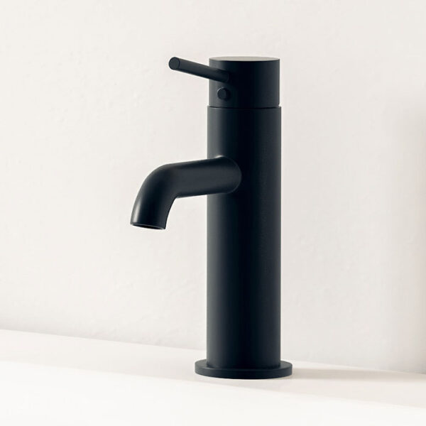 hepstow black basin mixer tap