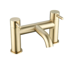 Hydro brushed brass bath filler | Atti Bathrooms | Ireland