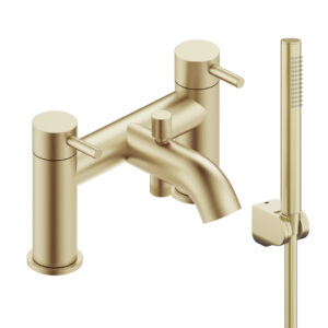 Hydro brushed brass bath shower mixer | Atti Bathrooms | Ireland