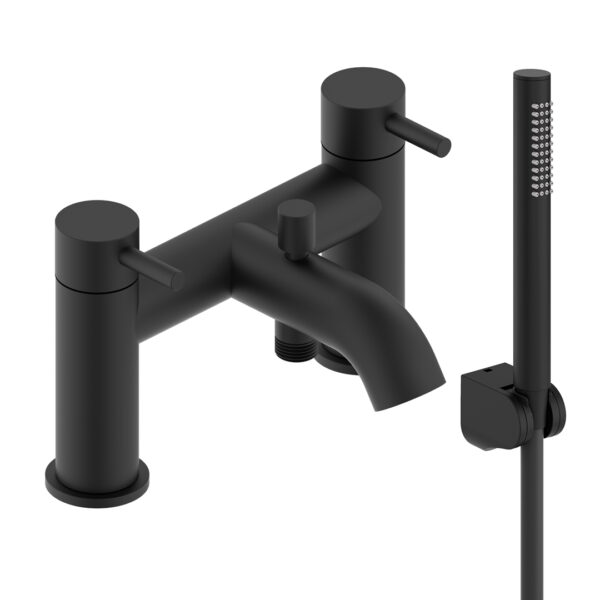 Hydro matt black bath shower mixer | Atti Bathrooms | Ireland
