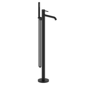 Hydro matt black freestanding bath shower mixer | Atti Bathrooms | Ireland