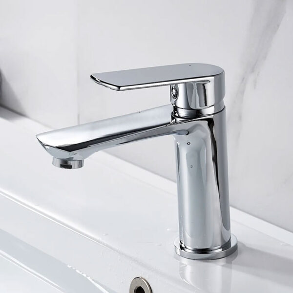 swift chrome basin mixer tap