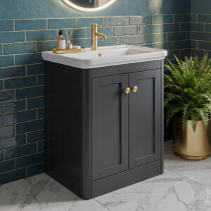 Bilbury Anchor Grey Floorstanding Vanity Unit | Wall Hung Vanity Units | Furniture | Ireland and the UK | Atti Bathrooms