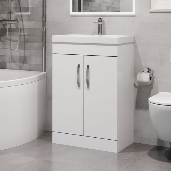 Malone 600mm Floorstanding Unit With Ceramic Basin - Image 3