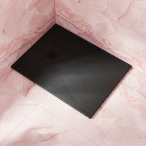 Rectangular Slate shower tray black | Atti Bathrooms | Ireland
