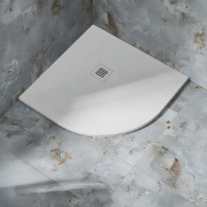 Quadrant Slate shower tray white | Atti Bathrooms | Ireland