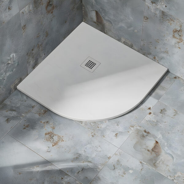 Quadrant Slate shower tray white | Atti Bathrooms | Ireland
