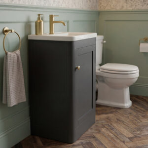 Bilbury Anchor Grey Floorstanding Vanity Unit | Wall Hung Vanity Units | Furniture | Ireland and the UK | Atti Bathrooms