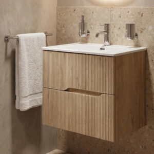Bramble Natural Oak Vanity Unit | Bathroom Furniture | Atti Bathrooms Ireland & Northern Ireland